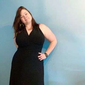 Evan-Picone Black Cocktail Dress size 14